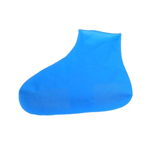 rubber waterproof reusable shoes covers anti-slip rain boots shoes covers women men outdoor overshoes boot accessories, White;pink